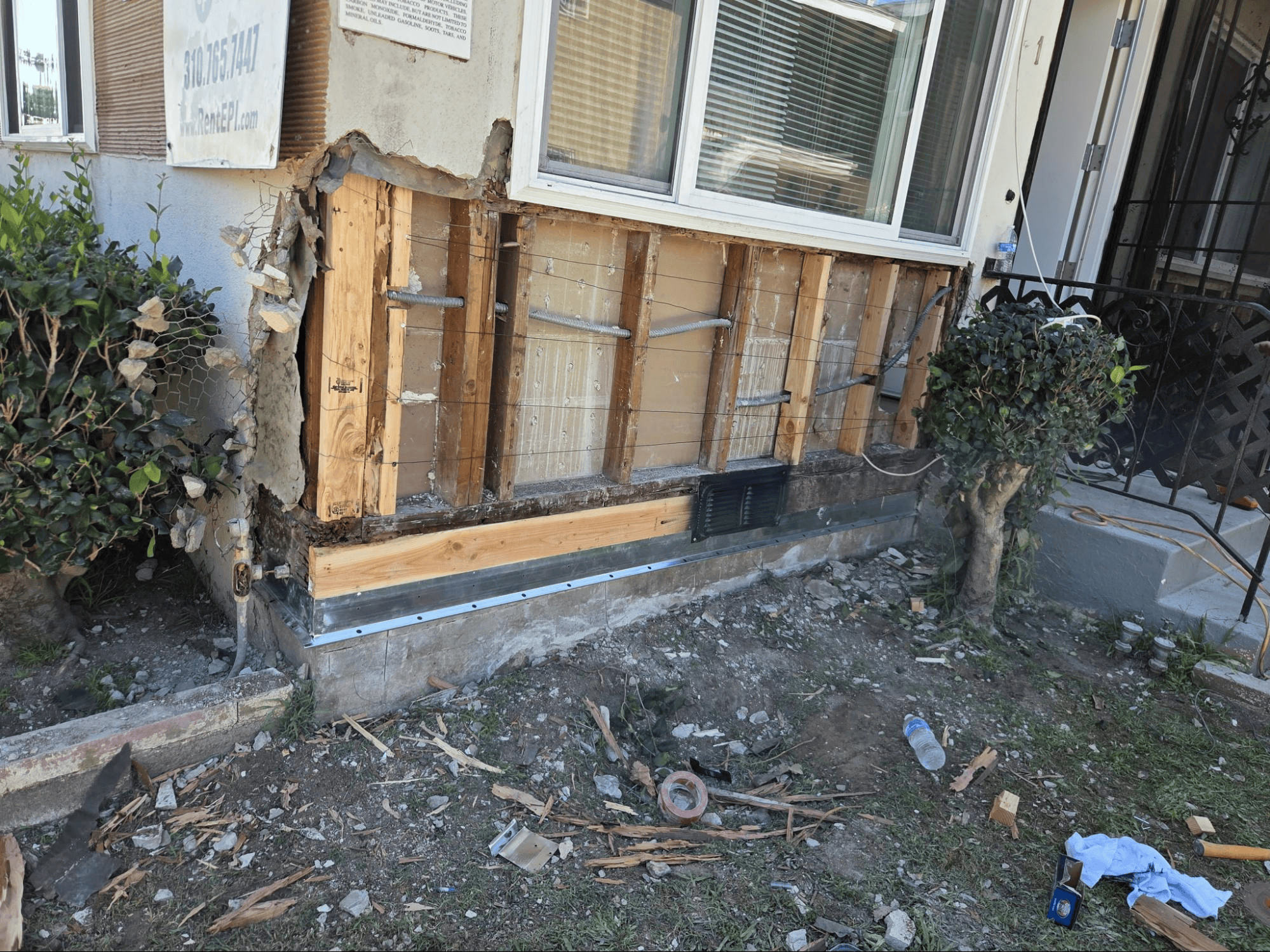 residential half a wall requires stucco